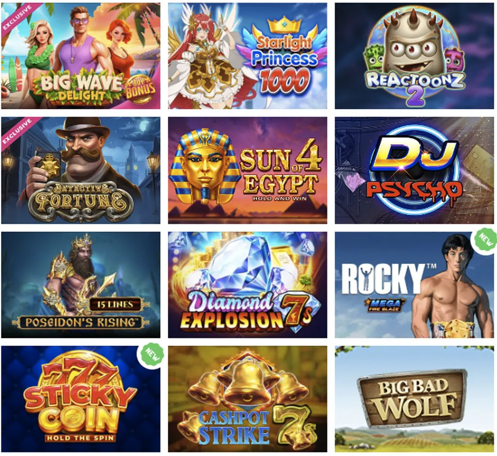 Slot di Alfcasino su PC